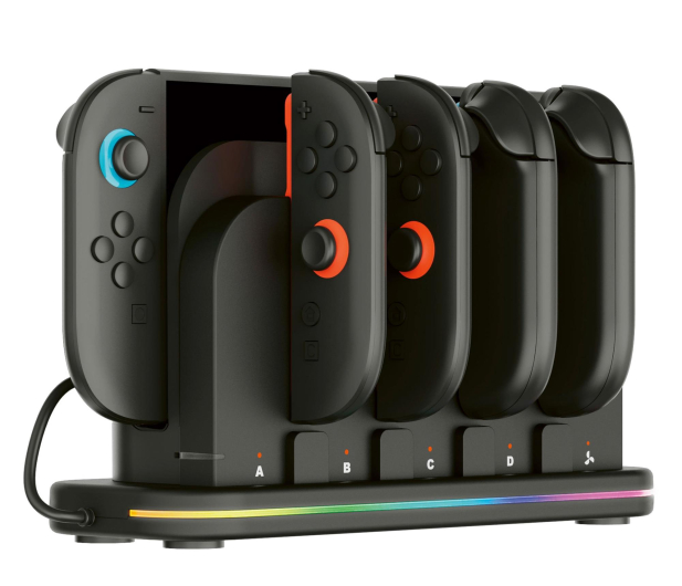 Nacon SWITCH2 Ładowarka do Joy Con z podstawką RGB pod dock - 1417780 - zdjęcie 2